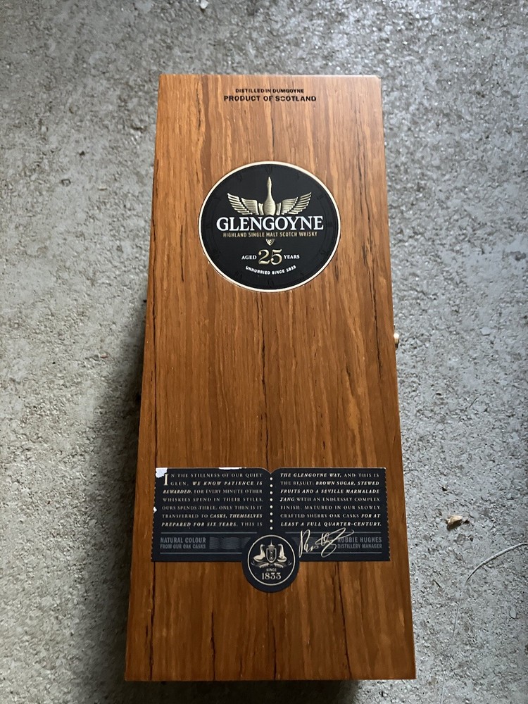 The Glengoyne 30yr Empty Whisky Box