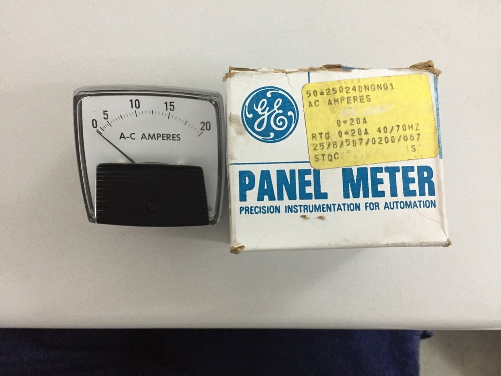 GE 250240NGNG1 50 AMP AC PANEL METER