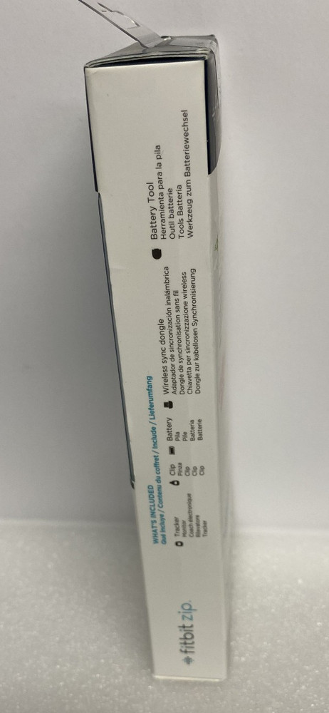 FITBIT Zip Wireless Activity Tracker Sweat Rain Splash Proof FB301M Blue - READ