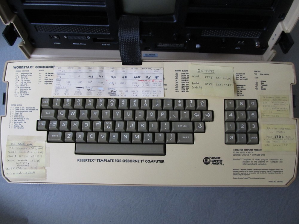 Vintage Osborne Computer 1 #A 08673 + Double Density Chip ***Pls Read
