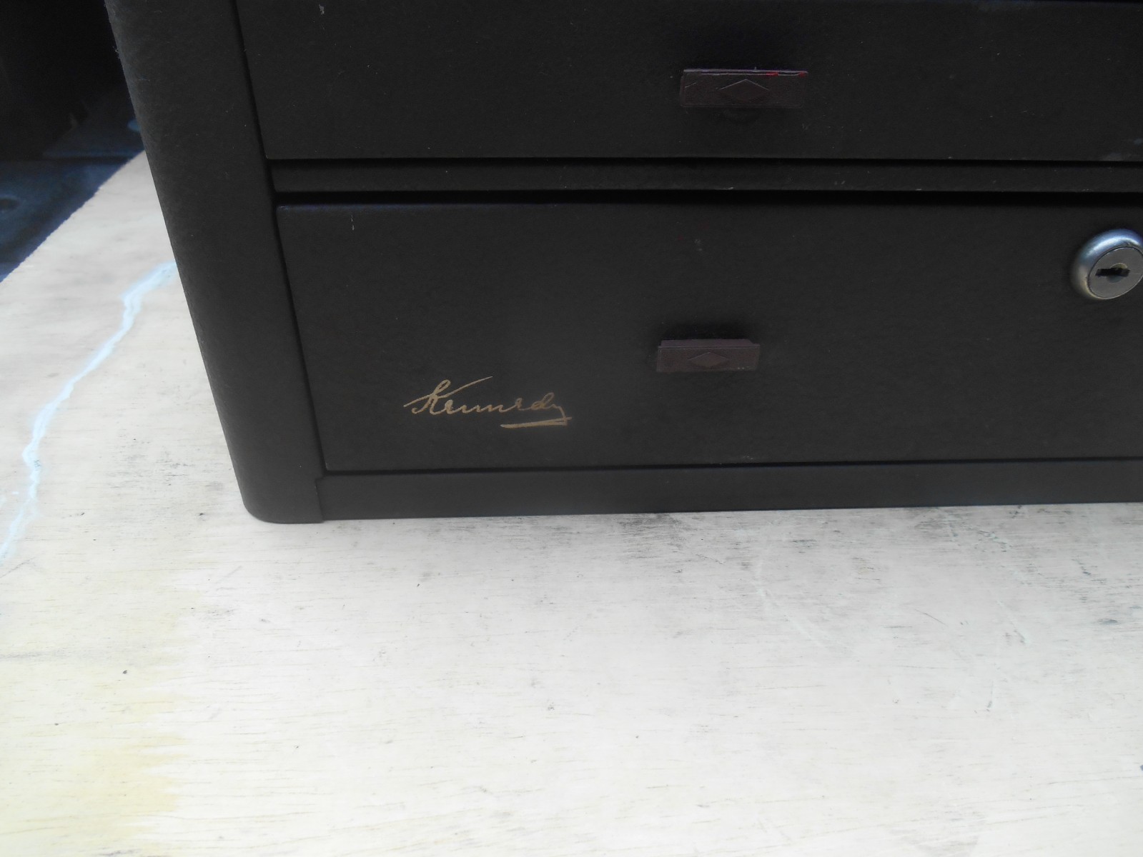 Kennedy 2 drawer riser box tool box machinist tool 21 5/8"W x 9 1/2"D x 7 3/4"H