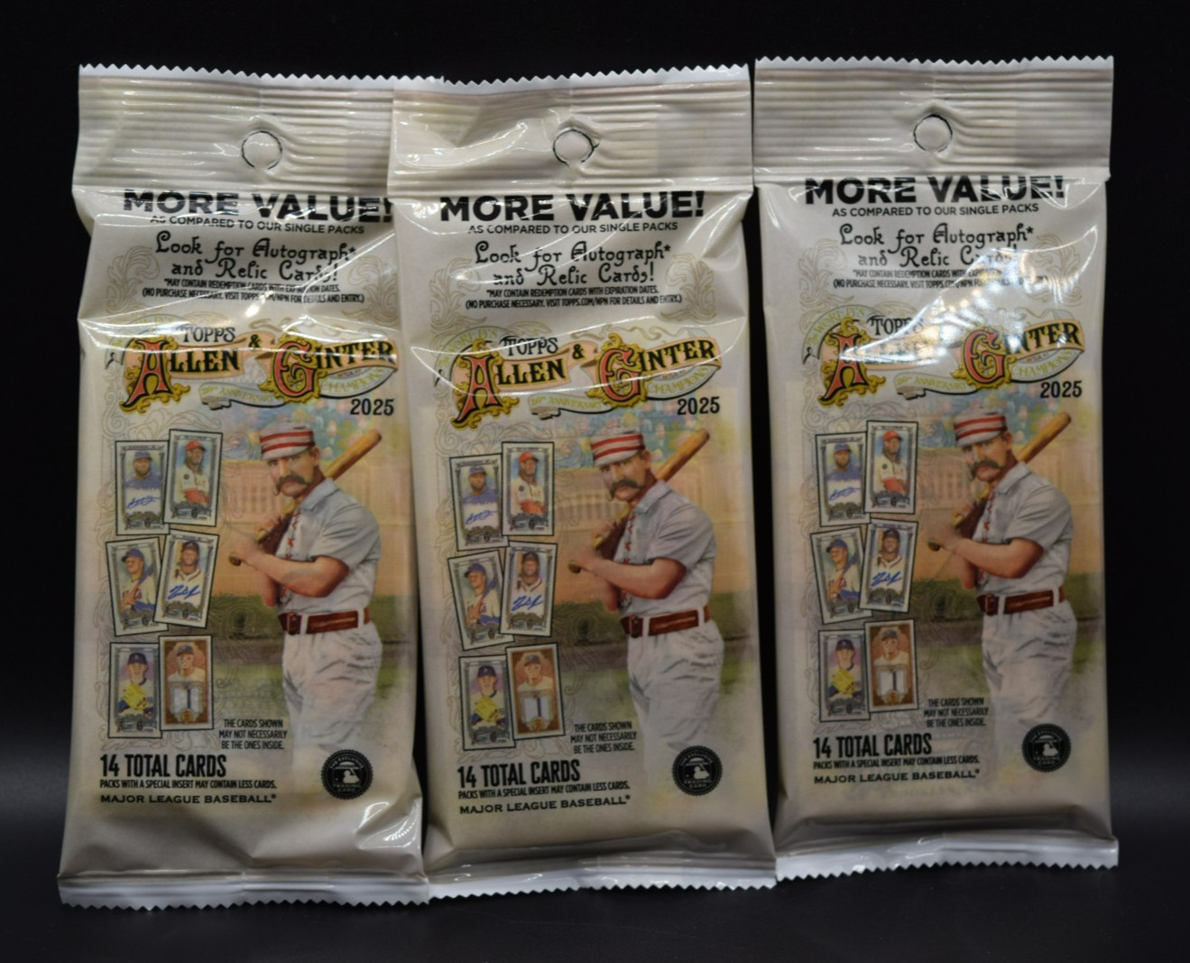 3 - 2025 Topps Allen & Ginter MLB Baseball Value Fat Pack - Qty Available