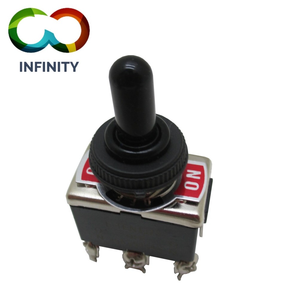 1PCS Waterproof Latching Reverse Polarity Switch Double Reset Snow Plow Switch