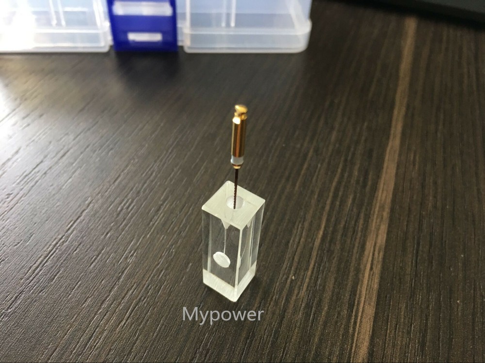 50Pcs Dental Endodontic Rotary Files Study Model Practice Block Training Clear