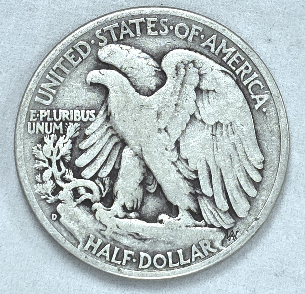 1938-D Walking Liberty Half Dollar