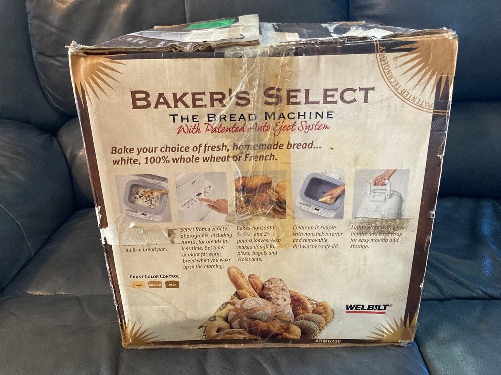 WELBILT BAKER'S SELECT BREAD MACHINE ABM6200