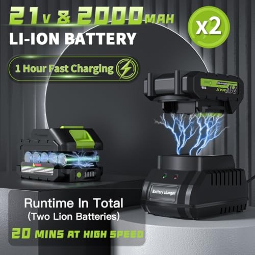 GREENER 21V LEAF BLOWER CORDLESS - GREEN