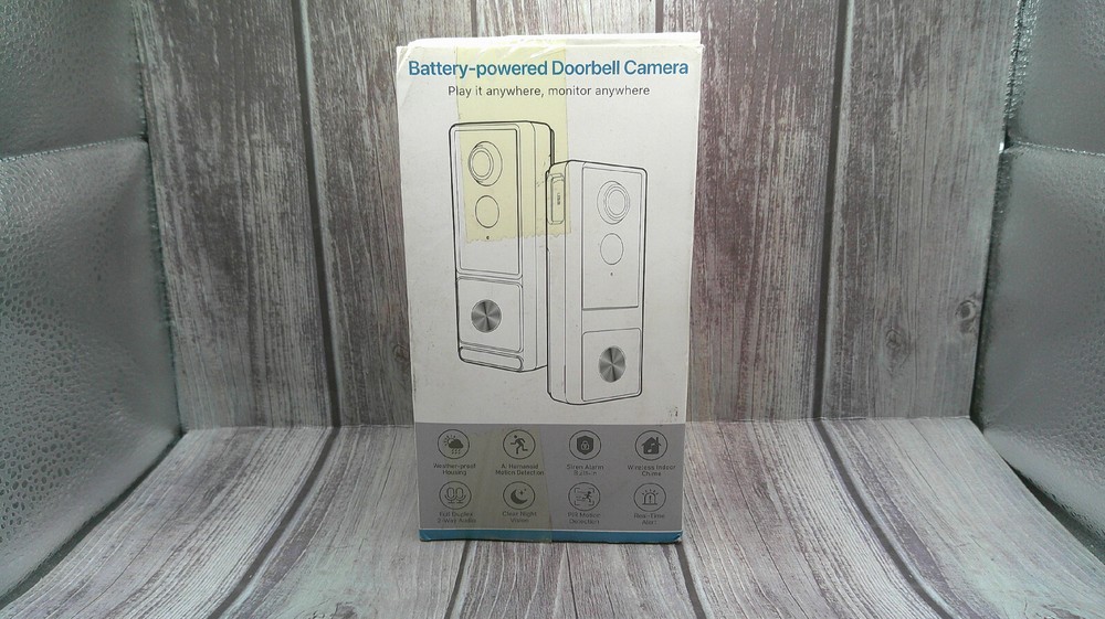 Smart Home Video Doorbell - Battery-Powered