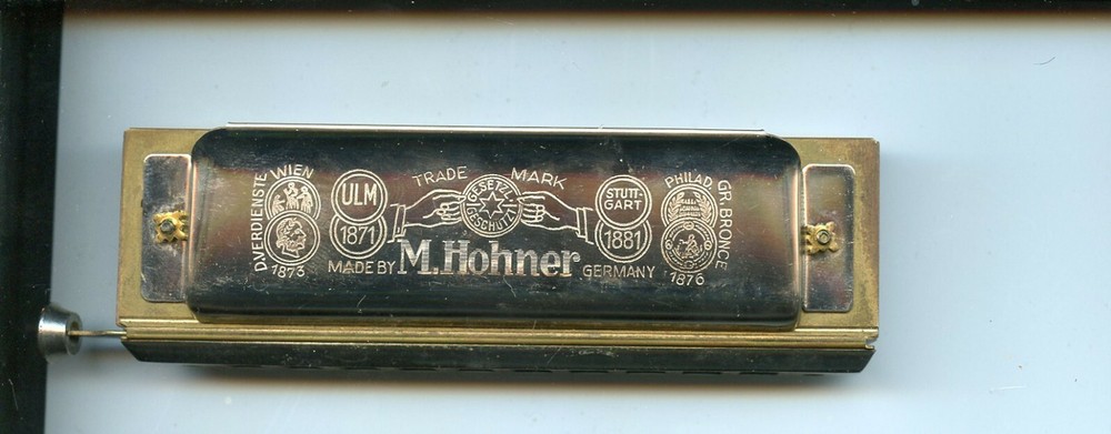 1930's Hohner Chromonica Harmonica With Echo Elite Box