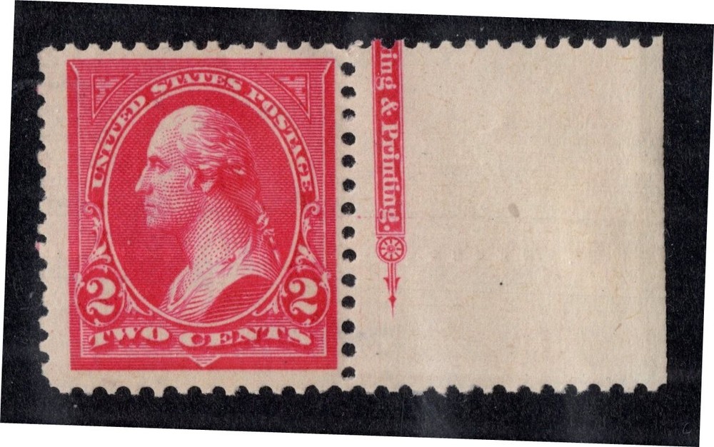 U.S. - 252 - Imprint Single - Very Fine - Hinged