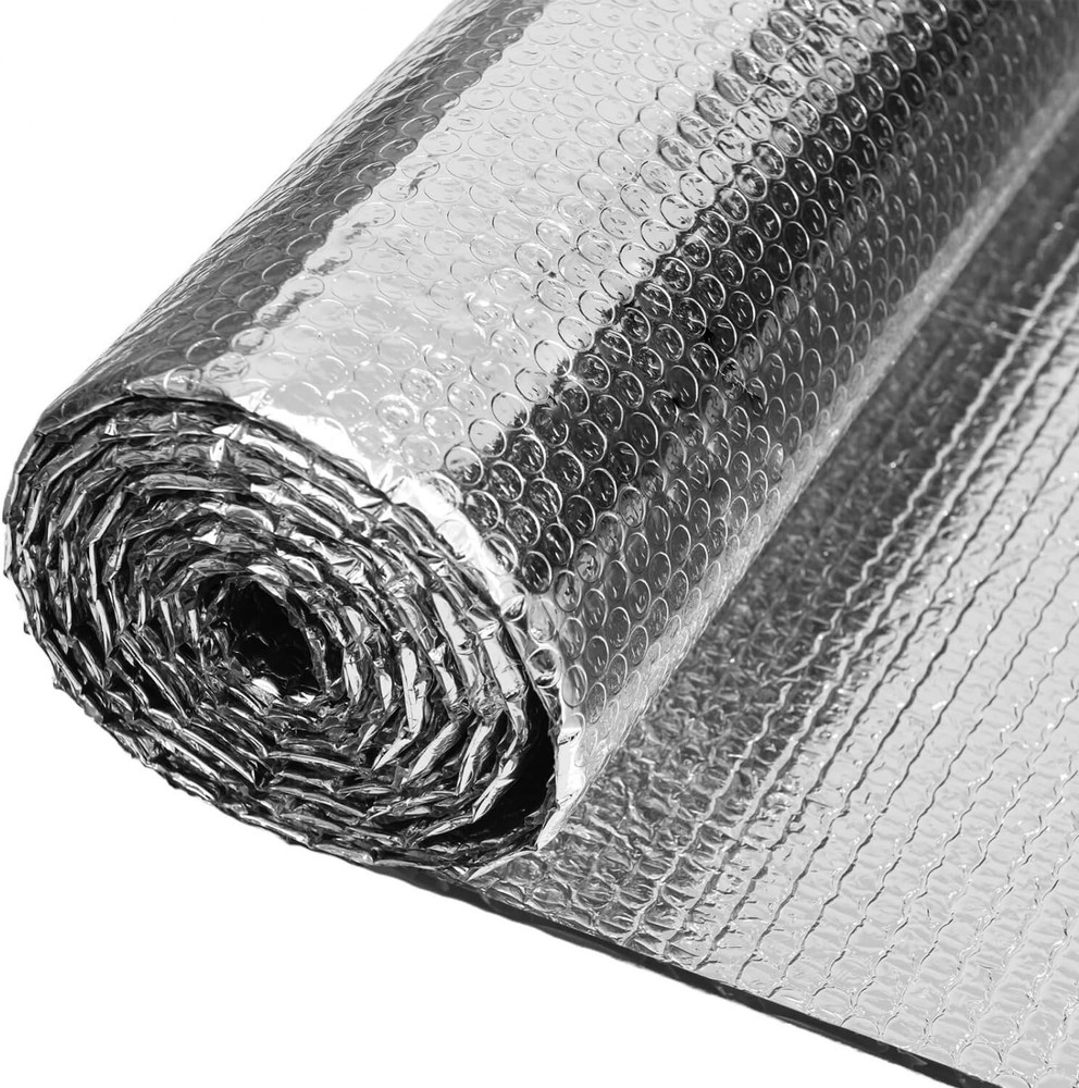 Double Reflective Insulation Roll 48 in X 10 FT RV Window Insulation for Summer