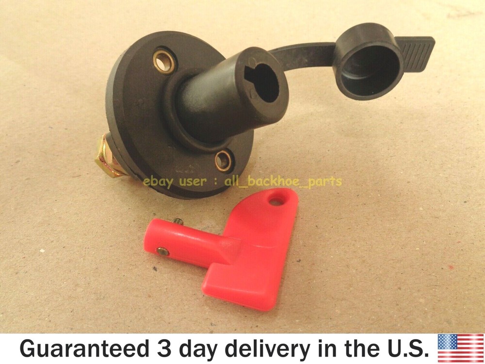 JCB BACKHOE - BATTERY ISOLATOR SWITCH WITH KEY (PART NO. 701/20800)