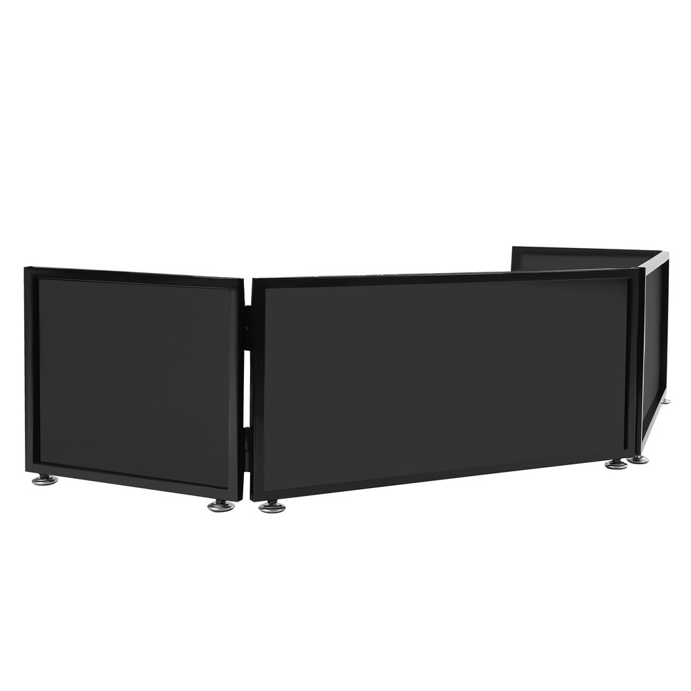 67'' DJ Booth Cover Screen-DJ Facade Frontboard Display Scrim Panel Foldable