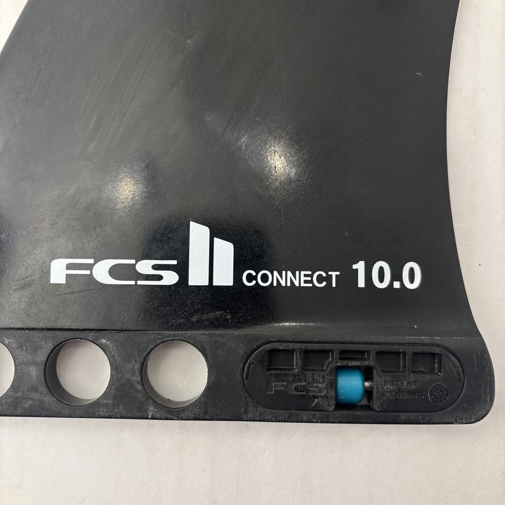 FCS II Connect GF Longboard Fin Black (Glass Flex Construction Technology)