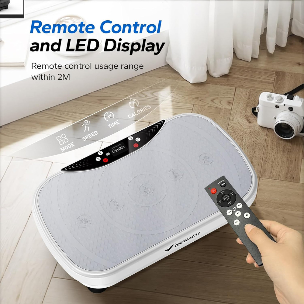 Vibration Plate Exercise Machine for Lymphatic Drainage, Weight Loss, Home Use