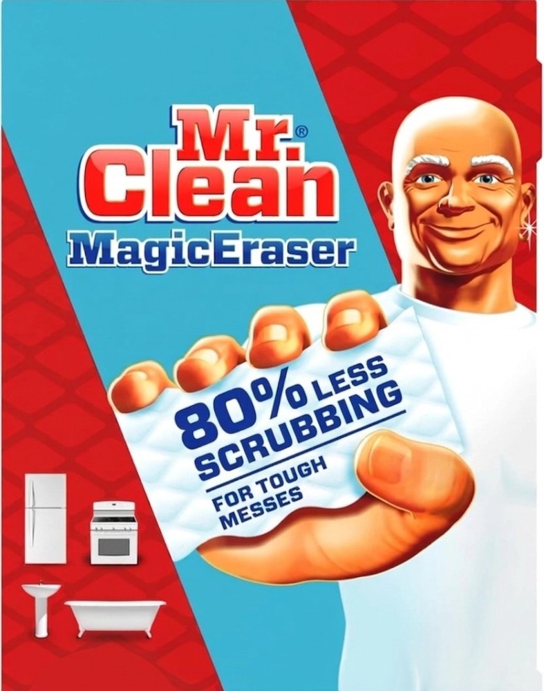 Mr. Clean Magic Eraser Extra Durable Melamine Sponge White 6 Pack