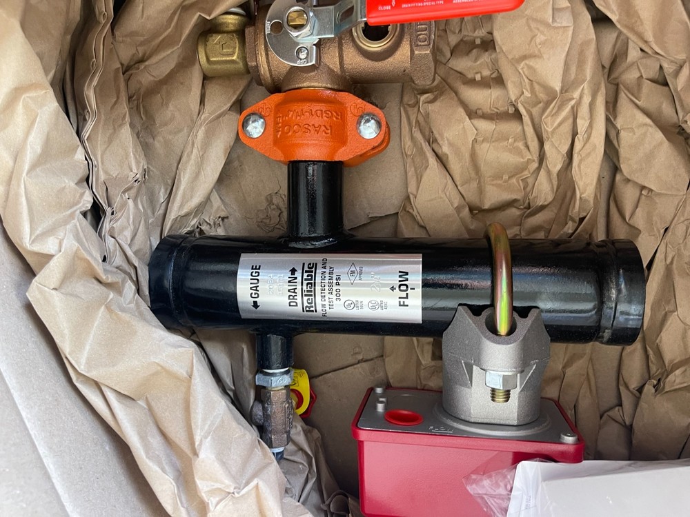 Reliable 2 1/2" Pre-Assembled Riser Test & Drain 1/2" Pressure Relief Valve