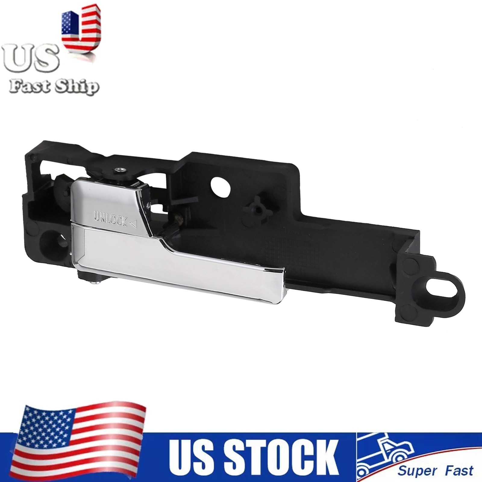 Inner Inside Door Handle Chrome Left Driver Front For Ford Fusion 2006-2012 US