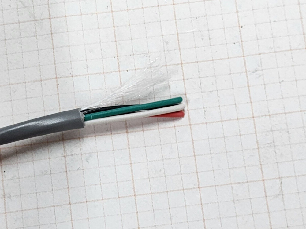 Olympic Wire & Cable 2004L 22/4C Riser Communication/Control Cable CMR Gray/50ft