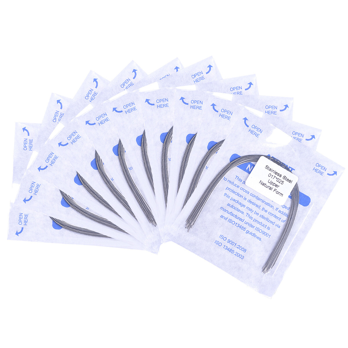AZDENT Dental Orthodontic Arch Wires Stainless Steel Natural Form Rectangular
