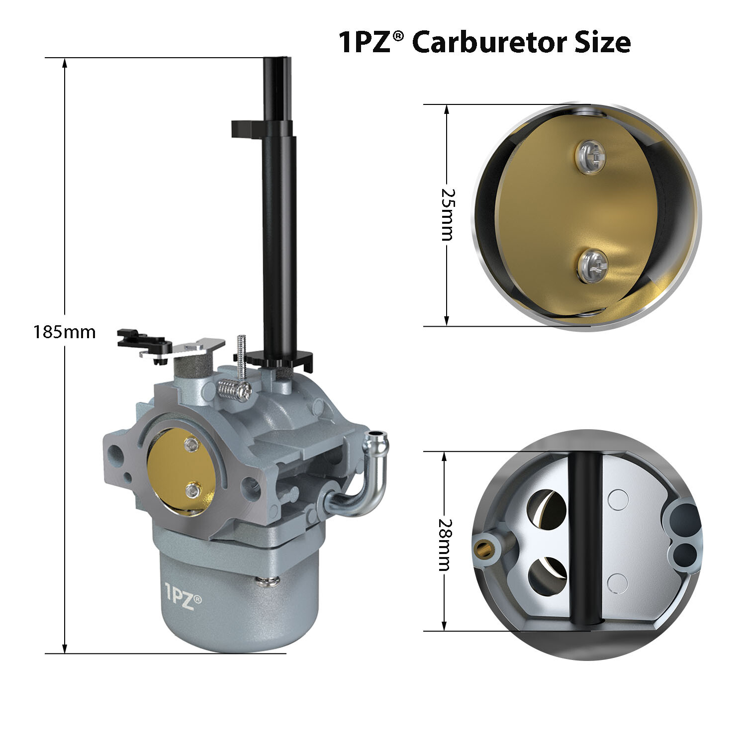Coleman Powermate 5000 6250 Watts Generator 10HP Carburetor Briggs & Stratton