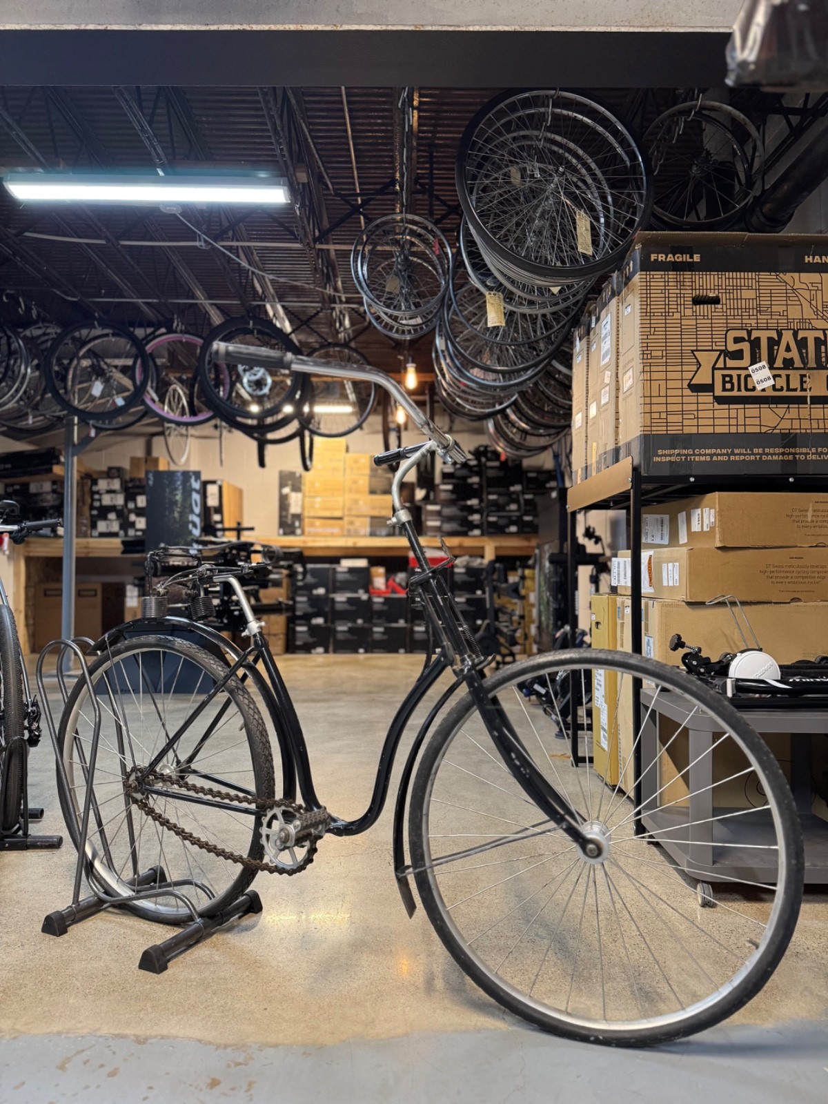 Antique Safety Bicycle c.1890s–1910 Spoon brake Early Bike Vintage- Very Rare!