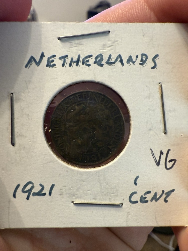 1921 Netherlands 1 Cent