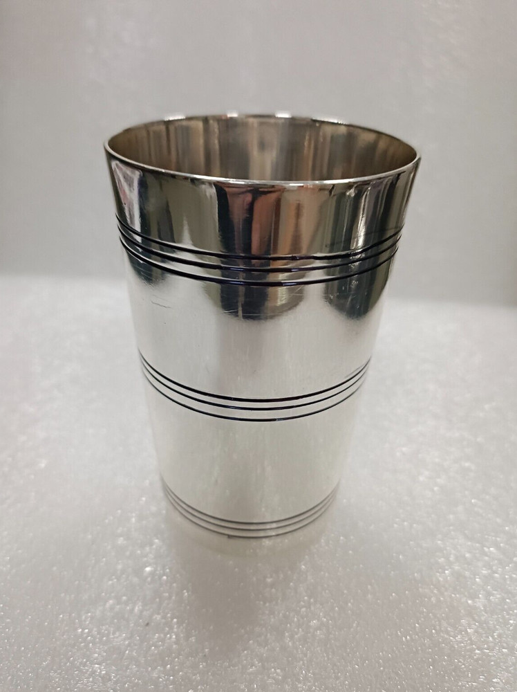 Kiddush glass Judaica silver plated