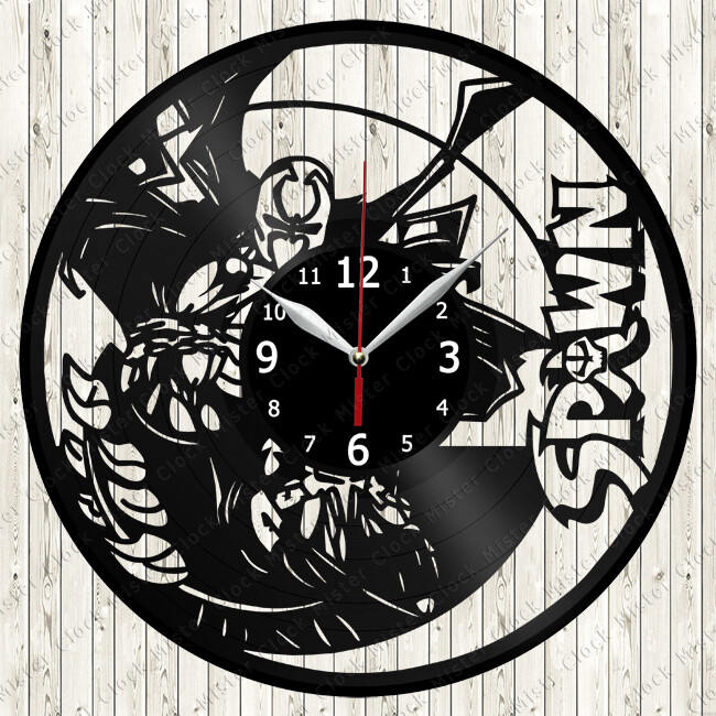 Spawn Vinyl Record Wall Clock Decor Handmade 2873