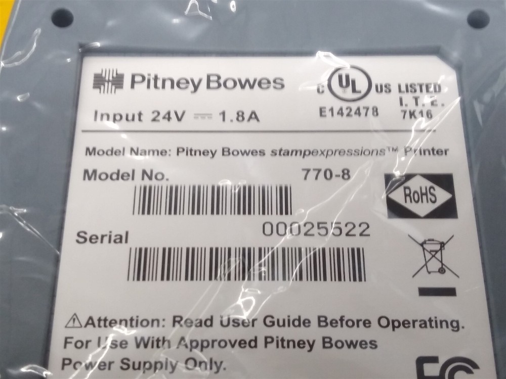 ⭐️⭐️⭐️⭐️⭐️ Pitney Bowes 770-8 Stamp Expressions Postage Printer