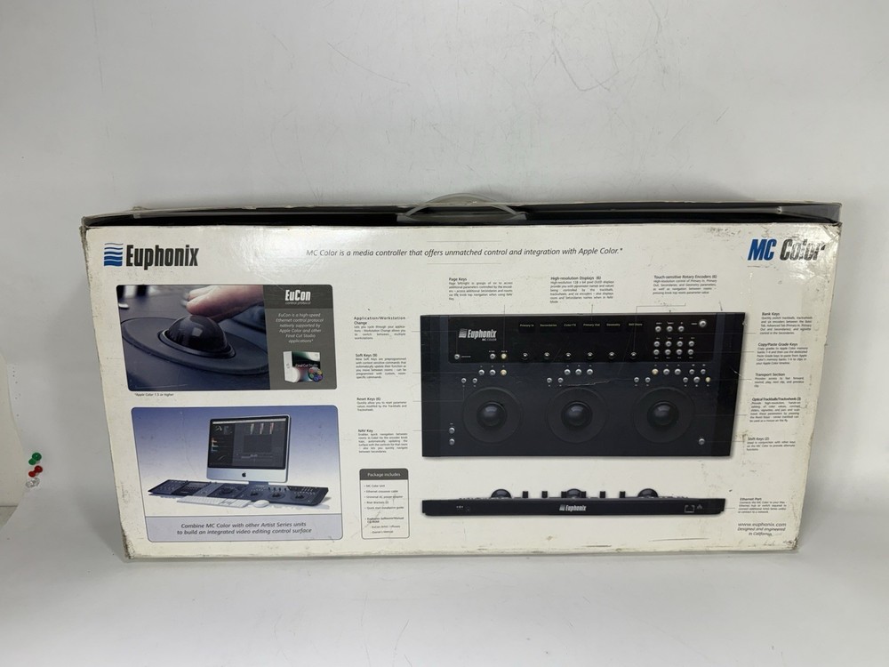 Euphonix by Avid MC Color Grading Control Surface with Power Supply in Box