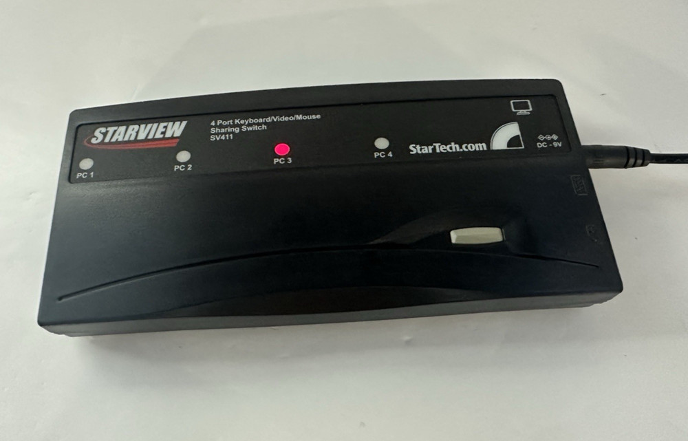 STARTECH Starview 4-Port Keyboard/Video/Mouse Sharing Switch SV411 CBEDE8CEA73