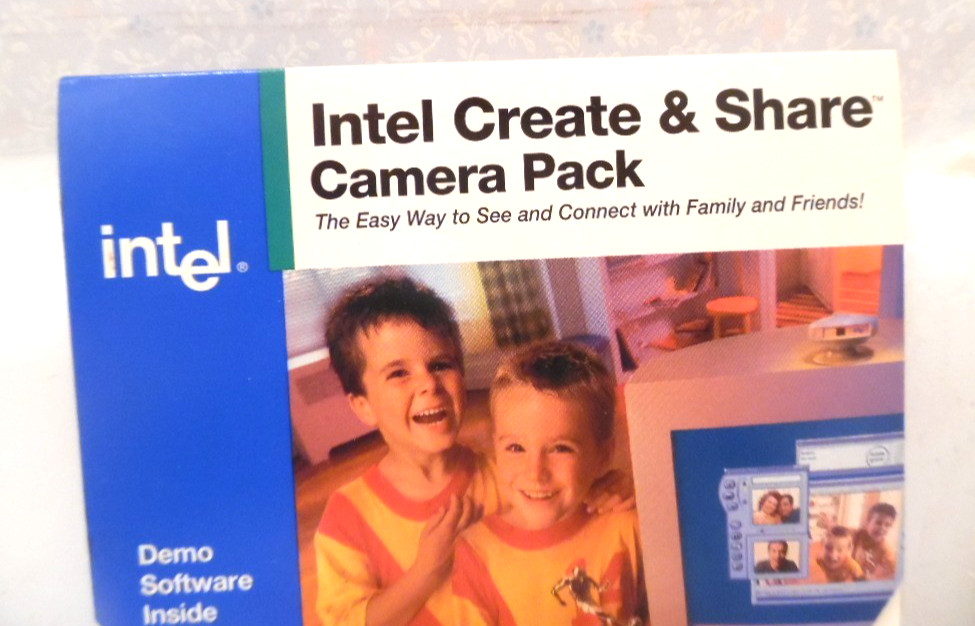 Intel Create & Share Camera Pack Demo Software - CD Only - UNOPENED