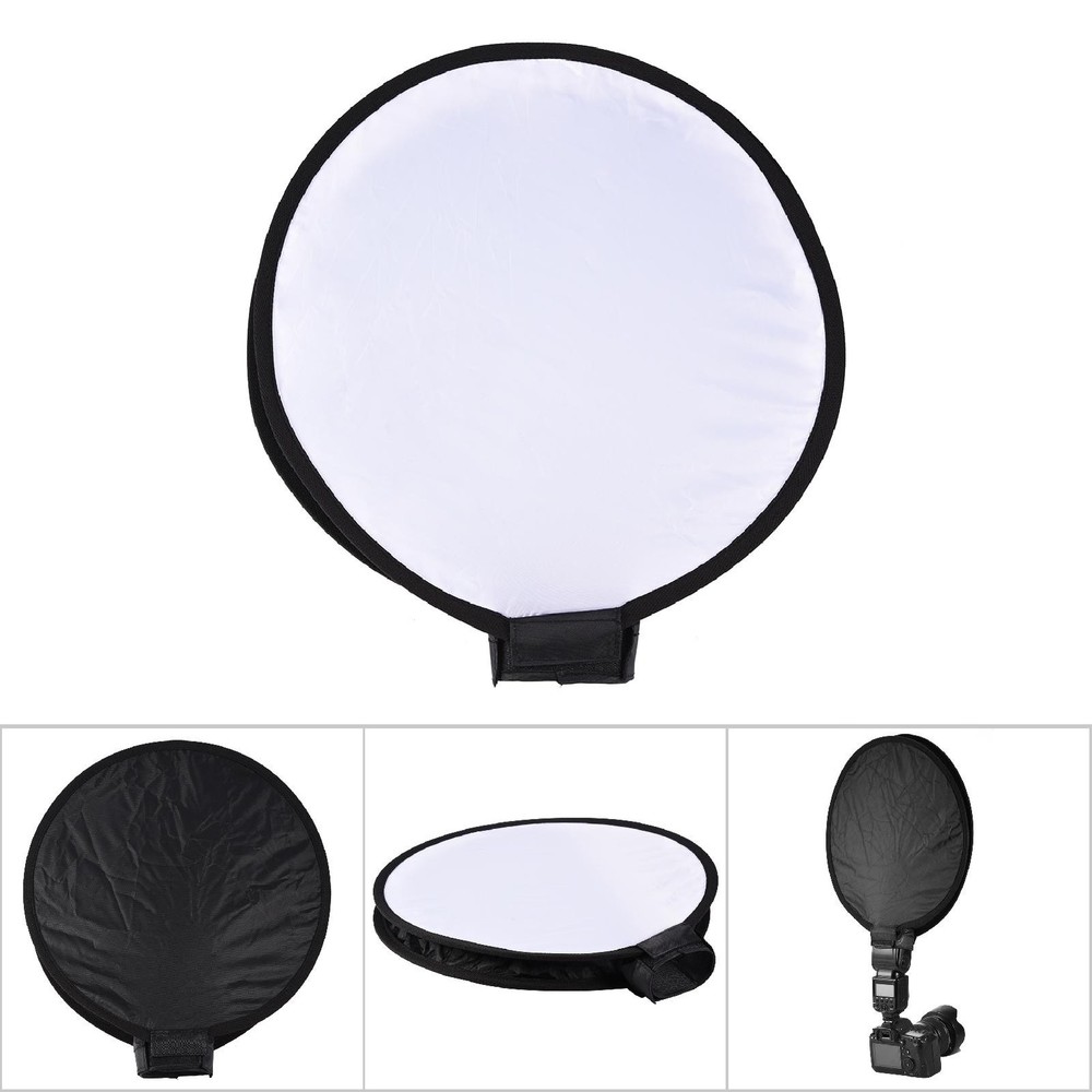 Mini Portable Round Beauty Dish Flash Diffuser Softbox (40cm)