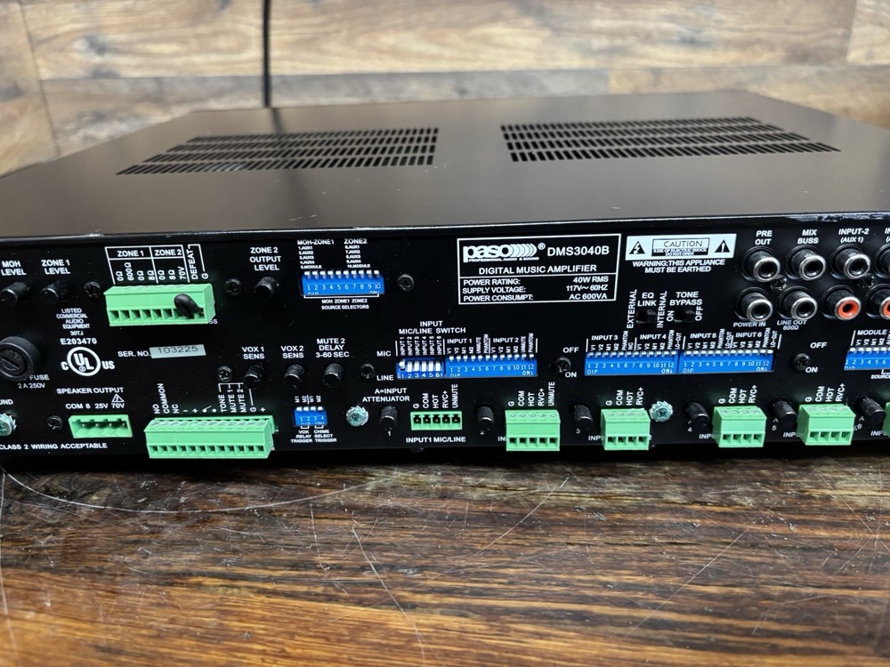 PASO DIGITAL MUSIC AMPLIFIER DMS3040B