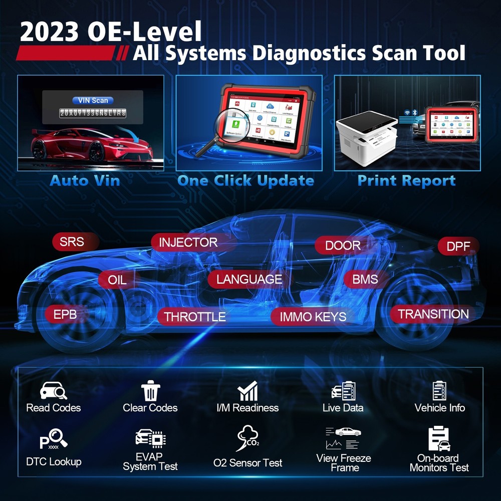 Launch X431 IMMO ELITE PLUS PRO 5 Key Programming Full System Diagnostic Scanner