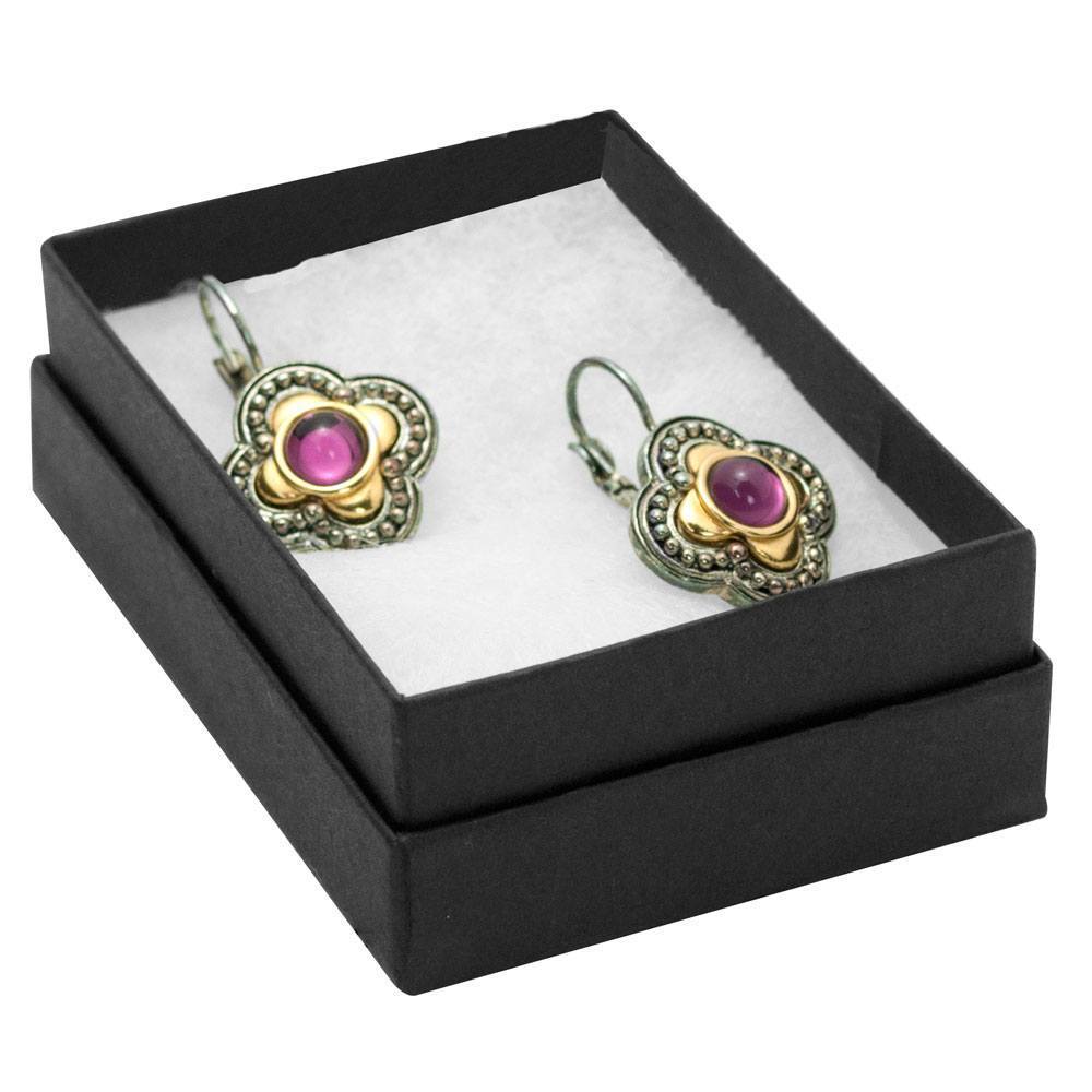 100~200~500~1000Pcs BLACK JEWELRY BOXES BLACK COTTON FILLED BOXES GIFT BOXES