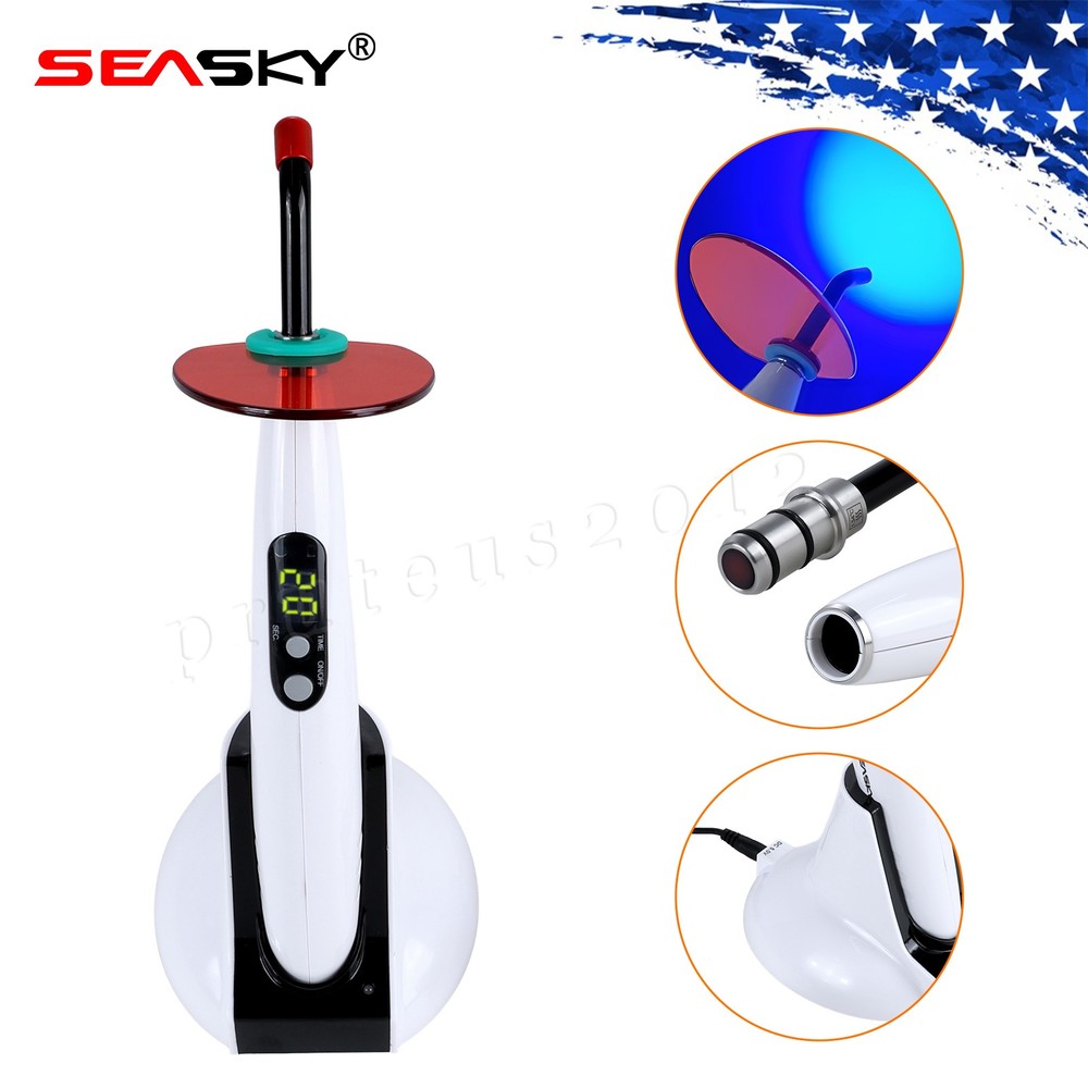 LED-B Dental Curing Light Lab Lamp Wireless 5 Second Cure 1400mw