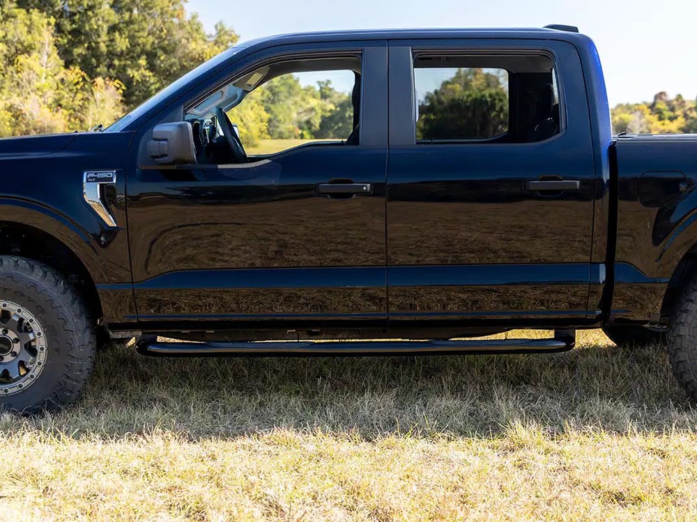 Ionic 3" Black Nerf Bars Fits 2006-2010 SUV Hummer H3