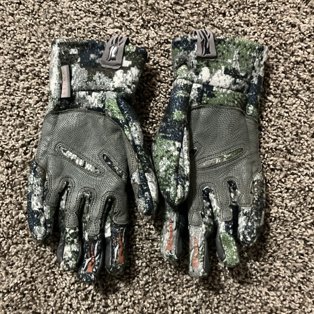 Sitka Stratus Gloves Large Elevated Forest