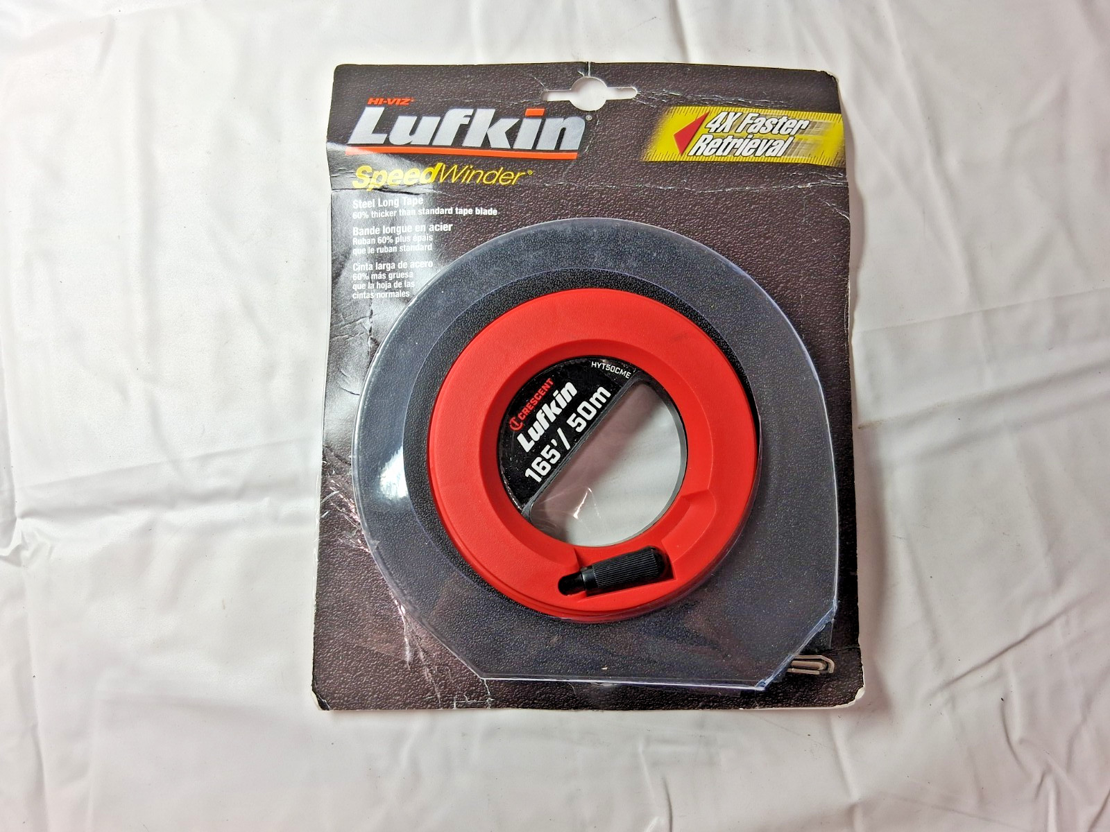 Lufkin Yellow Blade Tape Measure 164' Long 3/8" Width HYT50CME