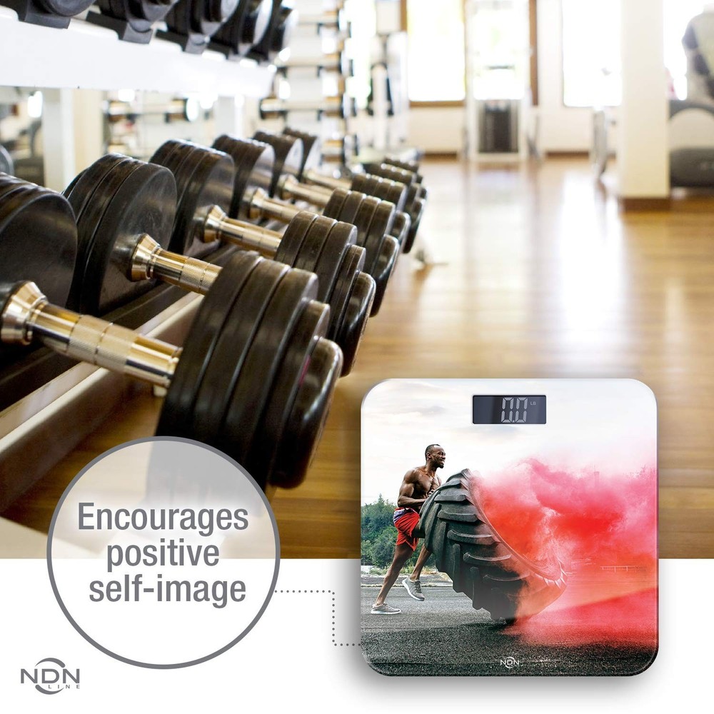 Digital Bathroom Scale Pink Tire