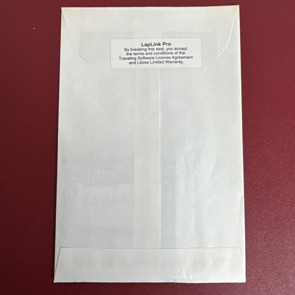 Vintage NEW, Librex Laplink Pro 3.5" Disk Software, PC to PC Linking