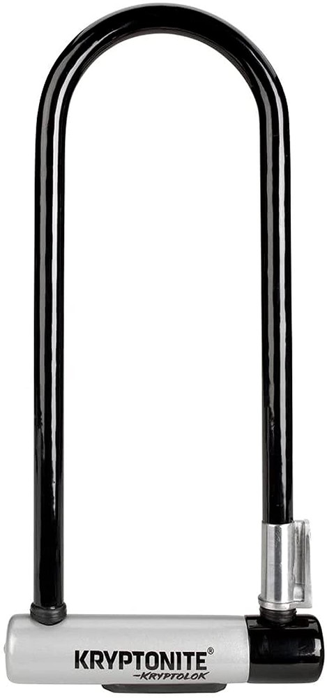 Kryptonite KryptoLok U-Lock 4 x 11.5" Keyed Black Includes Bracket