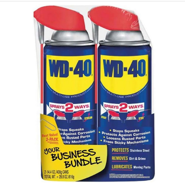 WD-40 Original Formula 2 Ways, 14.4 OZ [2-Pack]