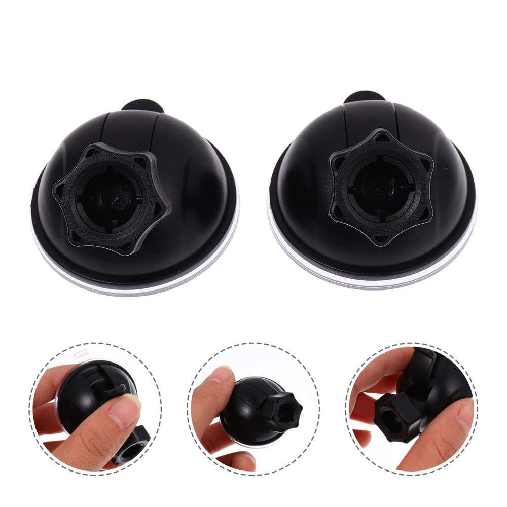 2 Pcs Car Windshield Suction Cup Mount Bracket Dash Board Camera