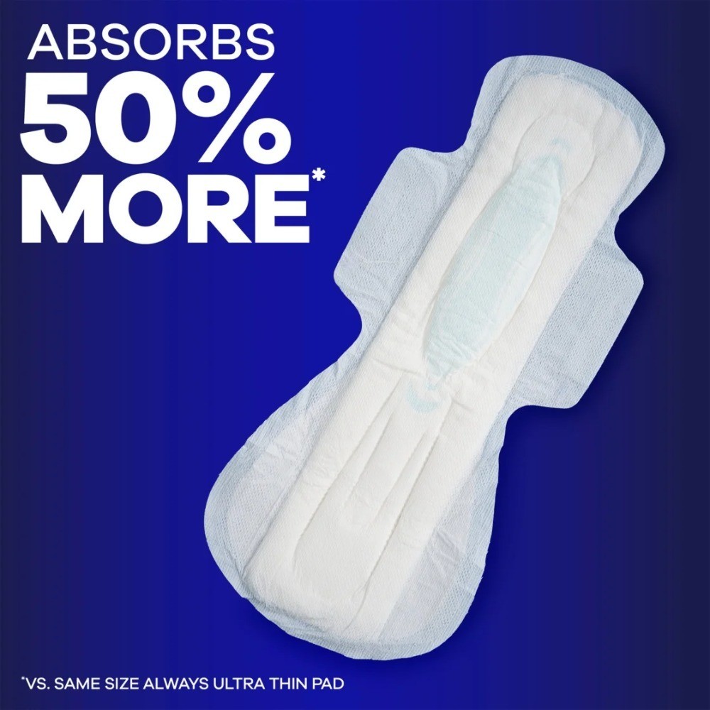 Maxi Pads with Wings, Size 5, Extra Heavy Overnight, 36 Count
