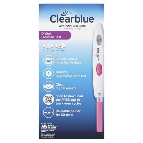 Clearblue Digital Ovulation Test, 30 Count 30 Count, White