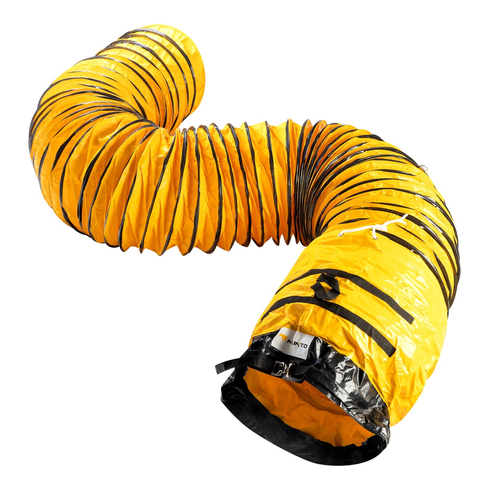 MOUNTO 25FT 16" Flexible Ducting Hose – Heavy-Duty PVC for Ventilation, HVAC