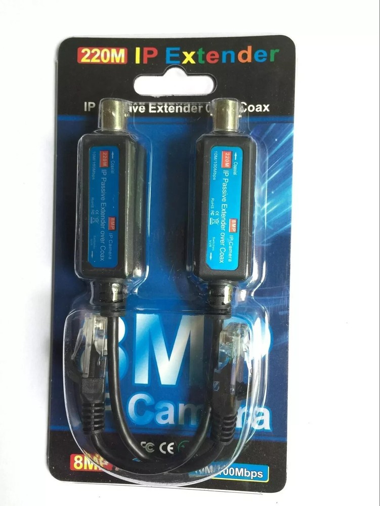 1CH Passive IP Camera Video Extender Over Coax Coaxial Cable converter